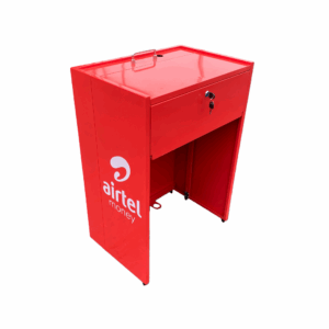 Airtel Branded Promotion table with drawer