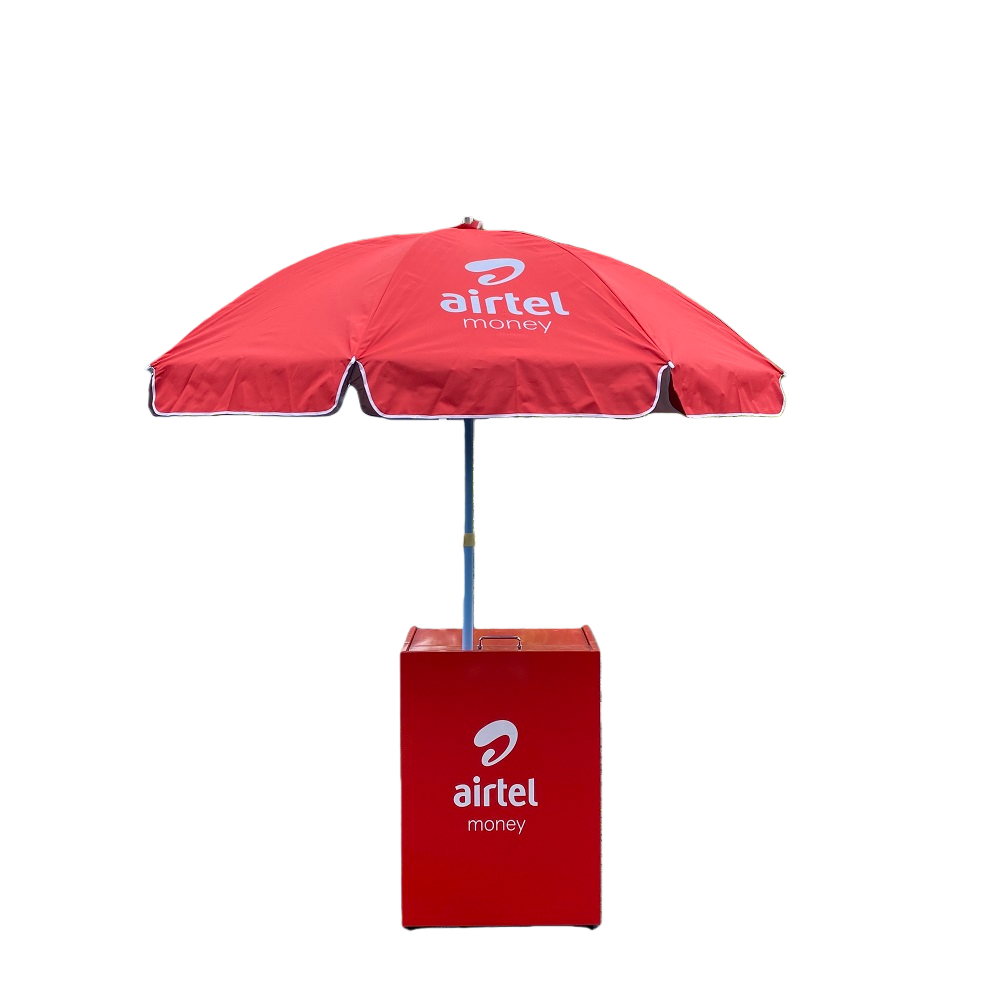 Metal folding cashier counter for Airtel Branded Point of Sales