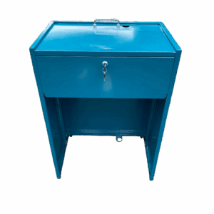 Metal folding table counter with drawer