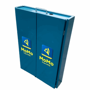 Metal folding table with silk screen printing logo
