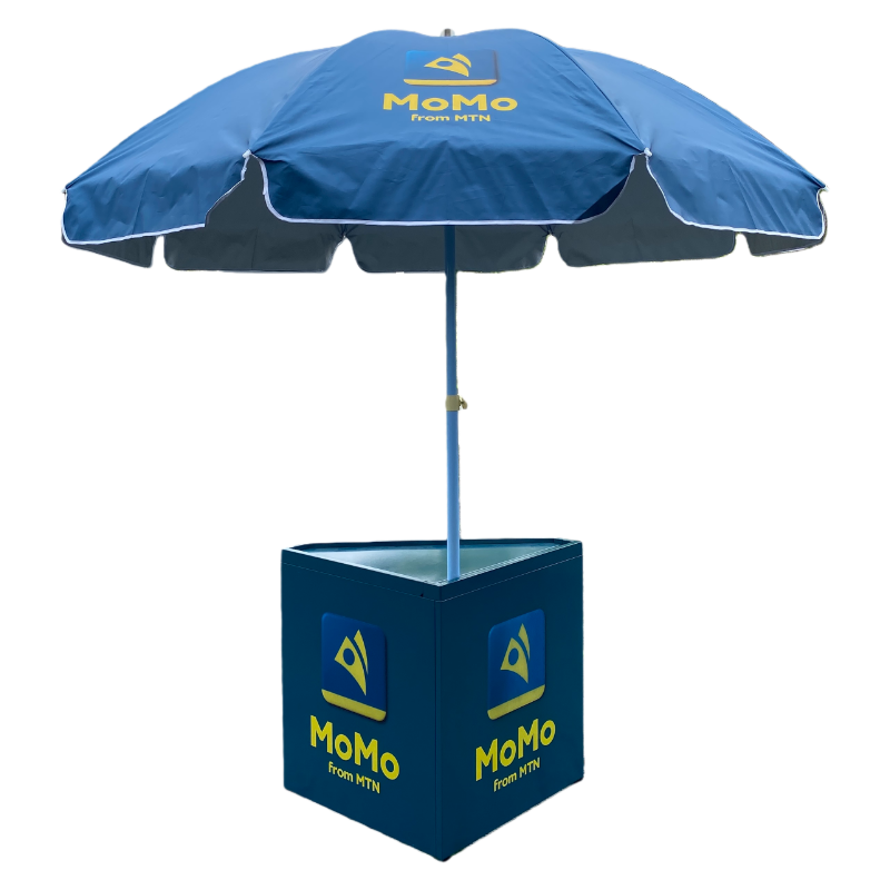 MTN pop up branded table counter