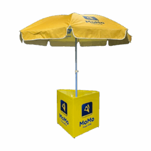 Metal branded pop up table kits