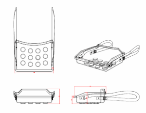 Plastic vending tray