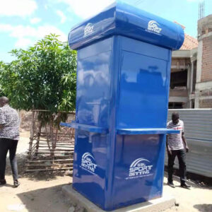 Lottery station in South Sudan