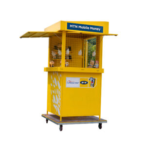 MTN Mobile Money Metal Solar Kiosk