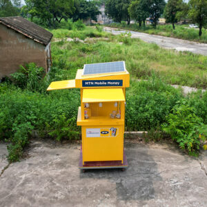 MTN mobile money solar kiosk