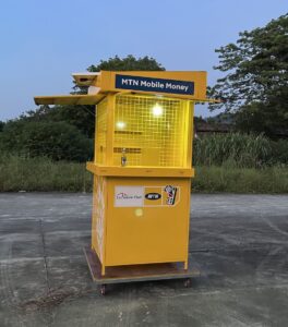 MTN Solar Kiosk with lighting