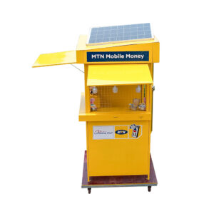Sheet metal prefabricated kiosk for MTN point of sales