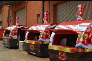  fiberglass grill kiosk shop assembled in Uganda