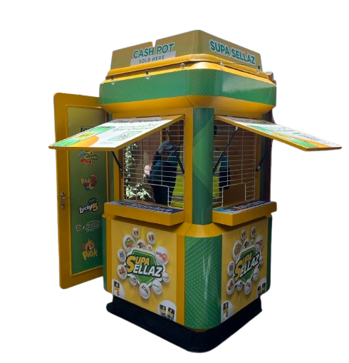 Fiberglass kiosk outdoor